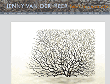 Tablet Screenshot of hennyvandermeer.com